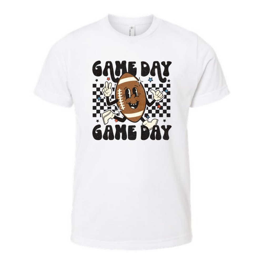 Custom Checkered Game Day Graphic Tee
